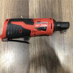 AS-IS Milwaukee 12/18V Lithium-Ion Cordless 3/8 in. Ratchet and 1/2 in. High Torque Impact Wrench with Friction Ring Combo Kit