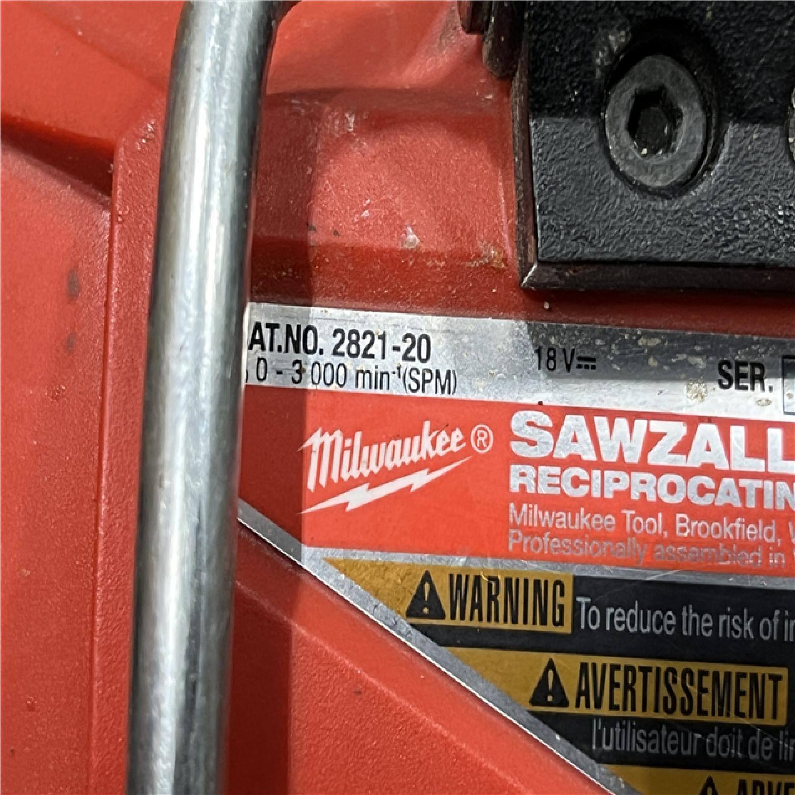AS-IS Milwaukee FUEL GEN-2 18V Lithium-Ion Brushless Cordless SAWZALL Reciprocating Saw (Tool-Only)