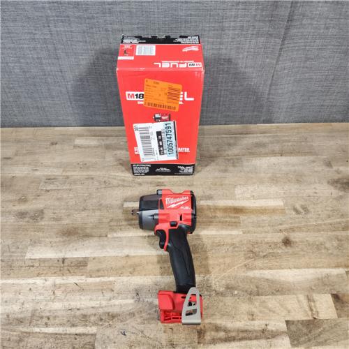 HOUSTON LOCATION - AS-IS Milwaukee FUEL GEN-2 18V Lithium-Ion Mid Torque Brushless Cordless 3/8 in. Impact Wrench with Friction Ring (Tool-Only)
