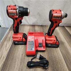 AS-IS- Milwaukee M18 Compact Brushless 2-Tool Combo Kit