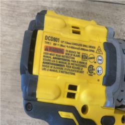 AS-IS DEWALT 20V MAX XR Lithium-Ion Brushless Cordless 1/2 in. Drill/Driver Kit