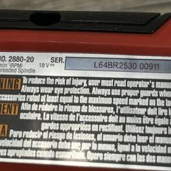 AS-IS Milwaukee FUEL 18V Lithium-Ion Brushless Cordless 4-1/2 in./5 in. Grinder w/Paddle Switch (Tool-Only)