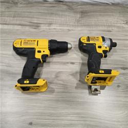 LIKE NEW!- DeWALT 20V MAX Cordless Drill Driver/Impact Driver Combo Kit