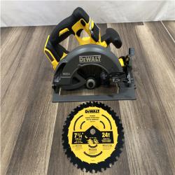 AS-IS DEWALT FLEXVOLT 60V MAX Cordless Brushless 7-1/4 in. Circular Saw with Brake (Tool Only)