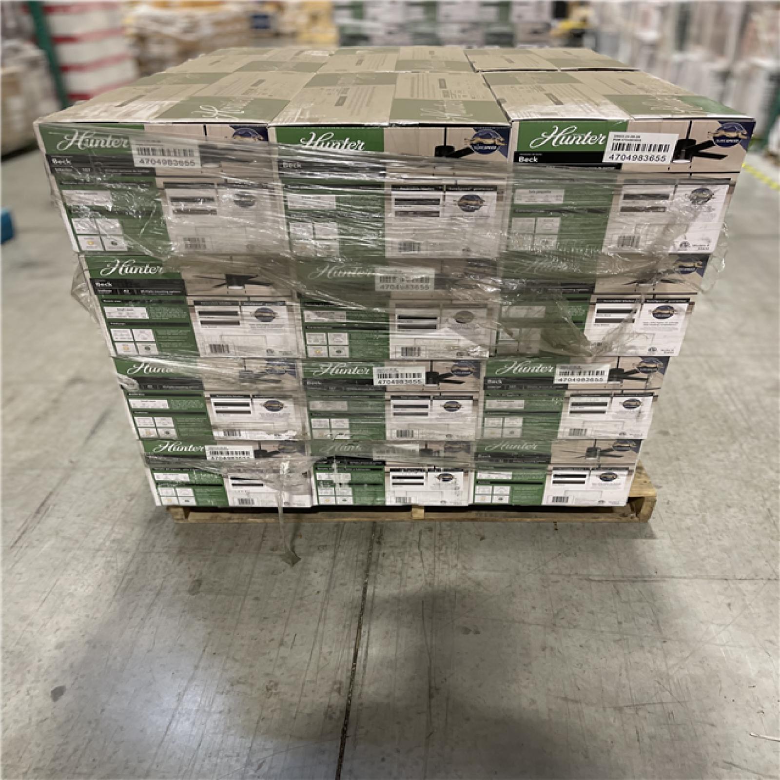 DALLAS LOCATION- Hunter 42 inch Indoor Ceiling Fan with LED Light PALLET (24 UNITS)