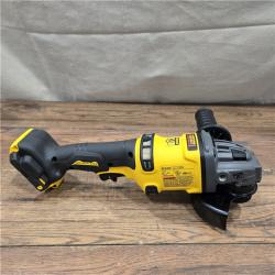 AS-IS DEWALT 60V MAX Cordless Brushless 4.5 in. to 6 in. Small Angle Grinder with Kickback Brake (Tool Only)