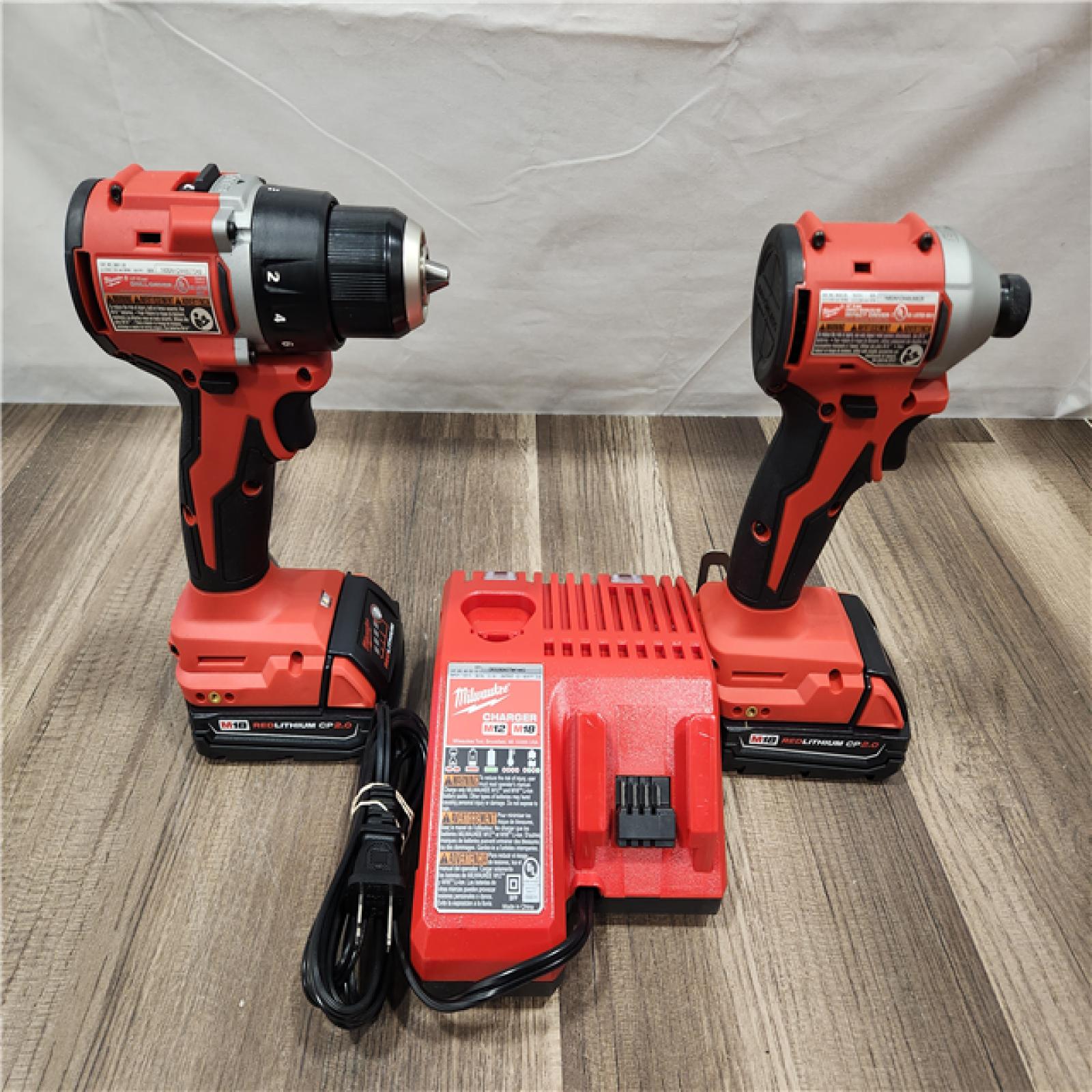 AS-IS- Milwaukee M18 Compact Brushless 2-Tool Combo Kit