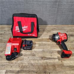 HOUSTON LOCATION - AS-IS (APPEARS LIKE NEW) Milwaukee M18 1/2 in. Cordless Brushless High Torque Impact Wrench Kit (Battery & Charger)