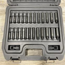 AS-IS DEWALT 1/4 in. Drive Metric and SAE Impact Socket Set (48-Piece)