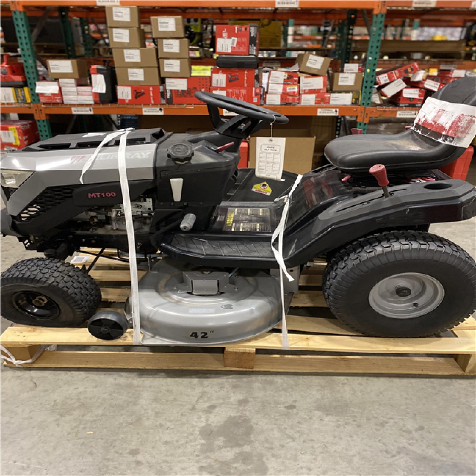 Dallas Location - As-Is Murray MT100 42 in. Gas Riding Lawn Tractor Mower