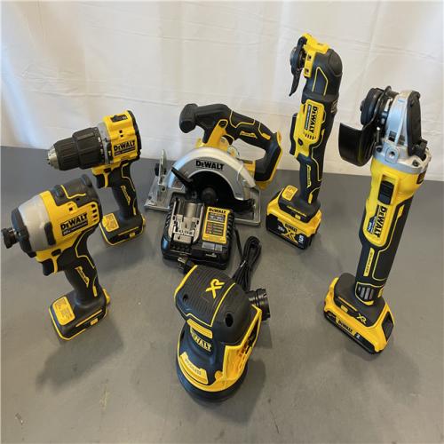 AS-IS - DEWALT 20-Volt MAX ToughSystem Lithium-Ion 6-Tool Cordless Combo Kit