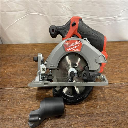AS-IS M12 FUEL 12V Lithium-Ion Brushless 5-3/8 in. Cordless Circular Saw (Tool-Only)
