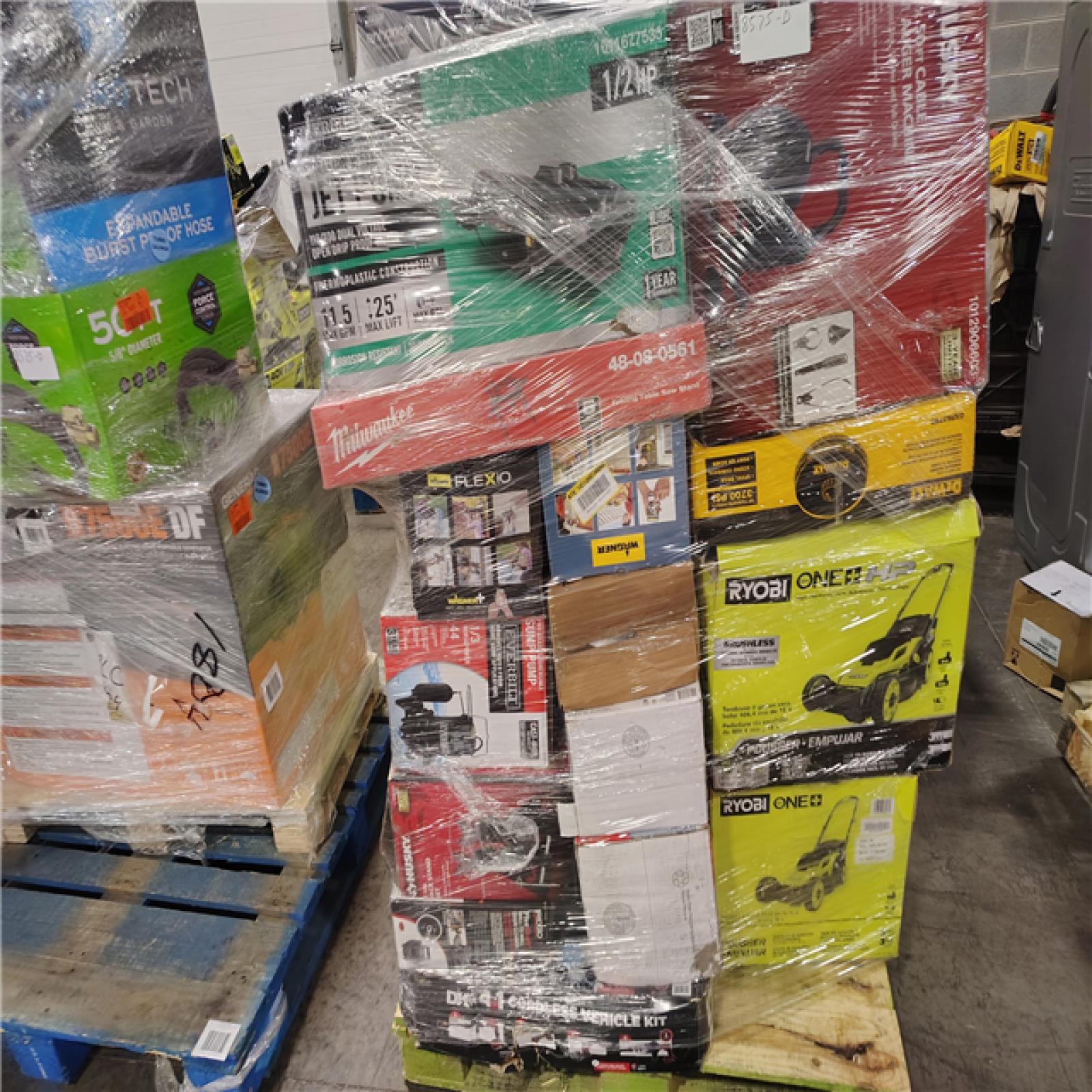 Pittston Location As-Is Outdoor Power Tools Partial truckload (8 pallets) 8579-D