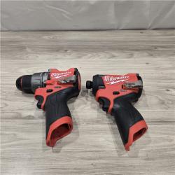 AS-IS Milwaukee 3497-22 12V Hammer Drill and Impact Driver Combo Kit