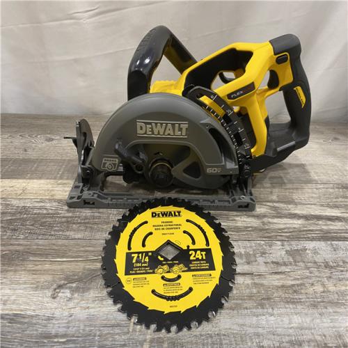AS-IS DEWALT FLEXVOLT 60V MAX Cordless Brushless 7-1/4 in. Wormdrive Style Circular Saw (Tool Only)