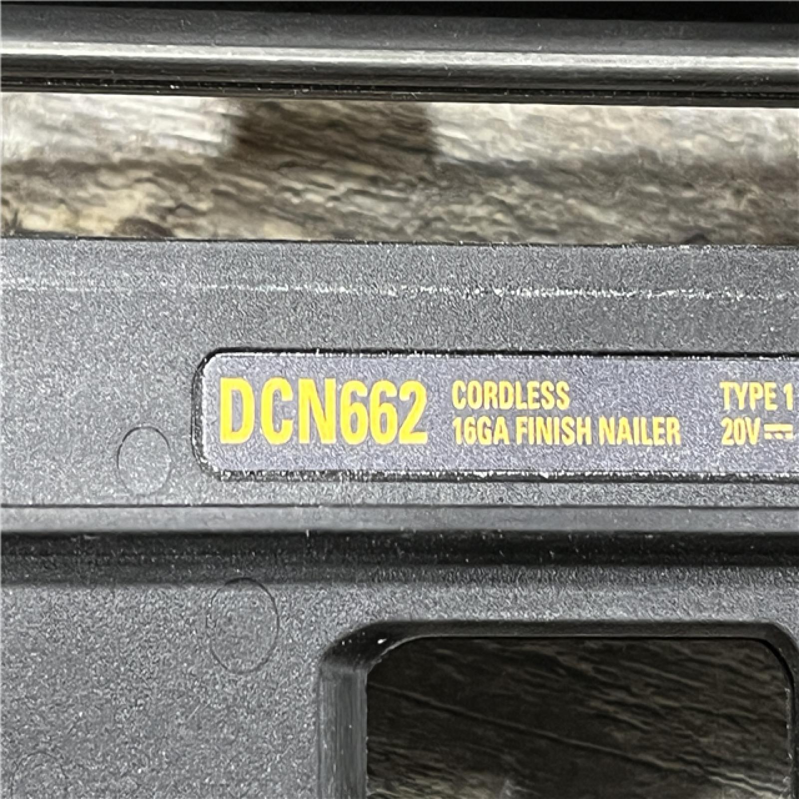 AS-IS DEWALT 20V MAX XR 16-Gauge Lithium-Ion Cordless Finish Nailer (Tool Only)