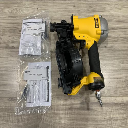AS-IS DEWALT 1-3/4 in. 15 Degree Pneumatic Coil Roofing Nailer