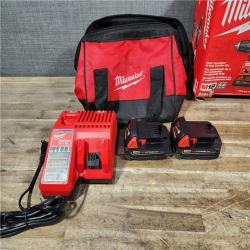 HOUSTON LOCATION - AS-IS Milwaukee M18 Brushed Cordless (2-Tool) Drill/Driver and Impact Driver Kit