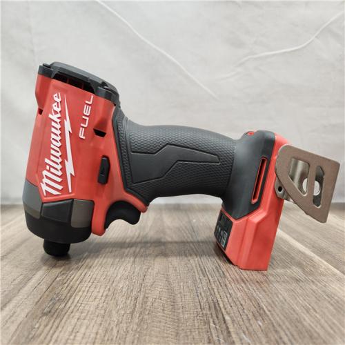 AS-IS- Milwaukee 18V Lithium-Ion Brushless Cordless 1/4 Hex Impact Driver (Tool-Only)