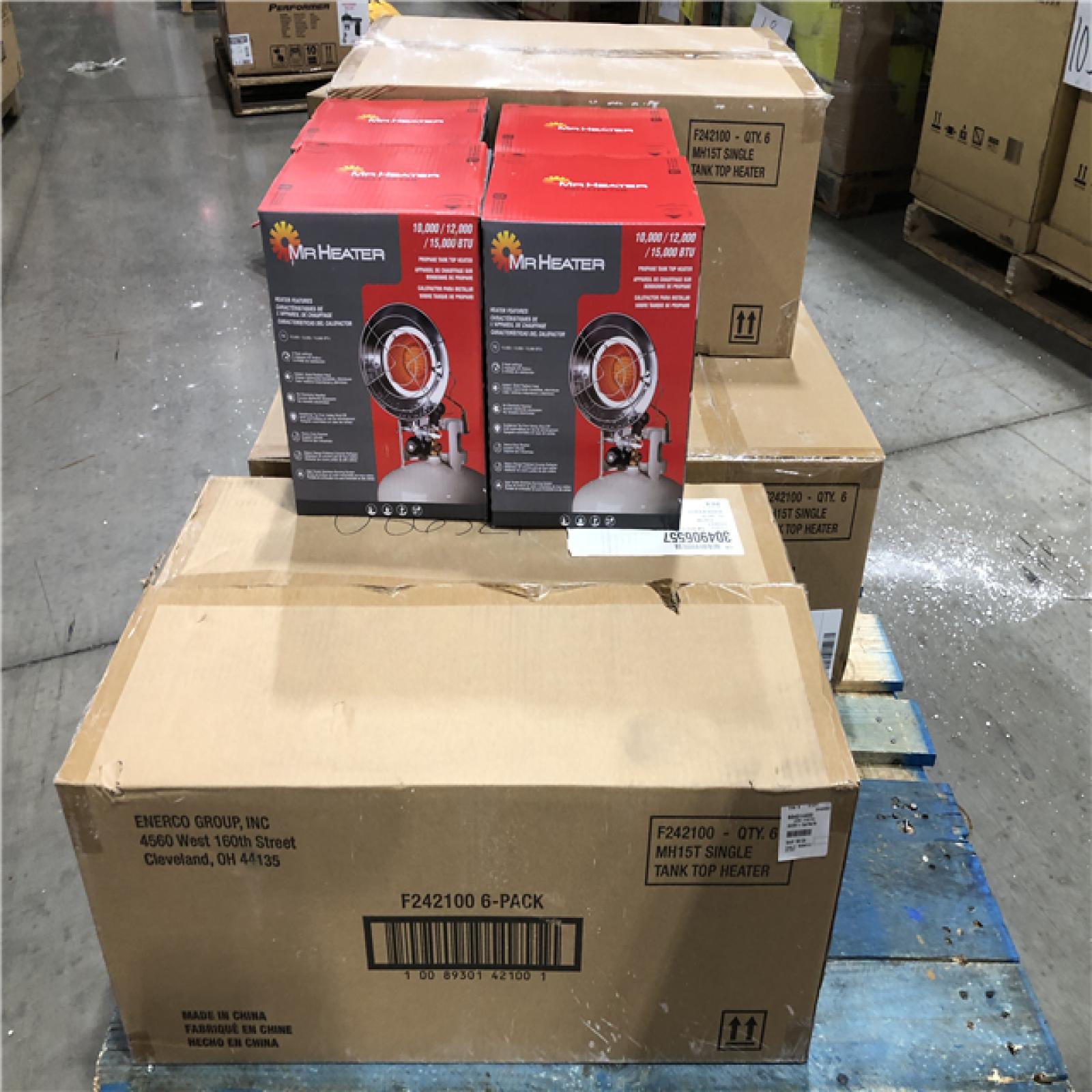 DALLAS LOCATION - Mr. Heater 15000 BTU Infrared Propane space Heater PALLET-(28 UNITS)
