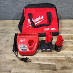 HOUSTON LOCATION - AS-IS Milwaukee 2 Tool Combo Kit W/ (2) Battery & Charger
