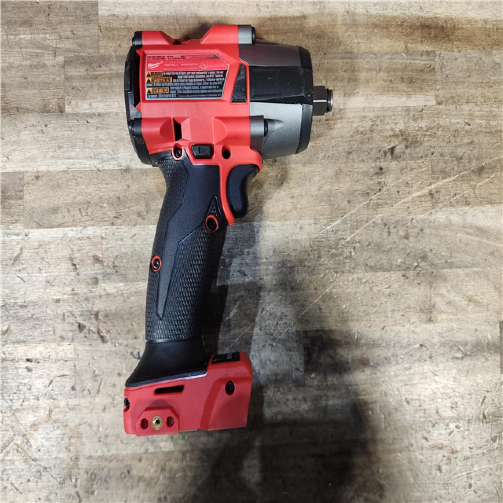HOUSTON LOCATION - AS-IS (APPEARS LIKE NEW) Milwaukee 2962-20 M18 18V Fuel 1/2 Mid-Torque Impact Wrench Cordless Lithium-Ion Brushless (Tool-Only)