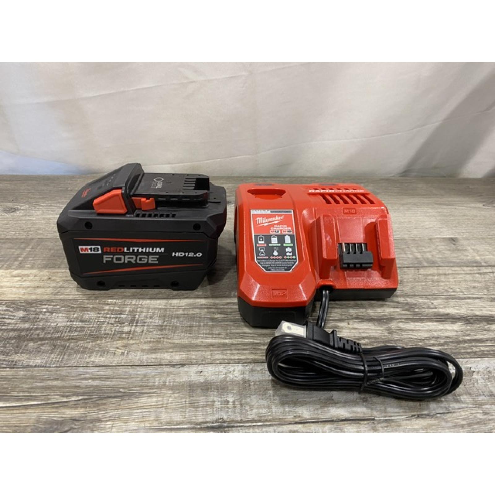 AS-IS Milwaukee 18-Volt Lithium-Ion REDLITHIUM FORGE Starter Kit