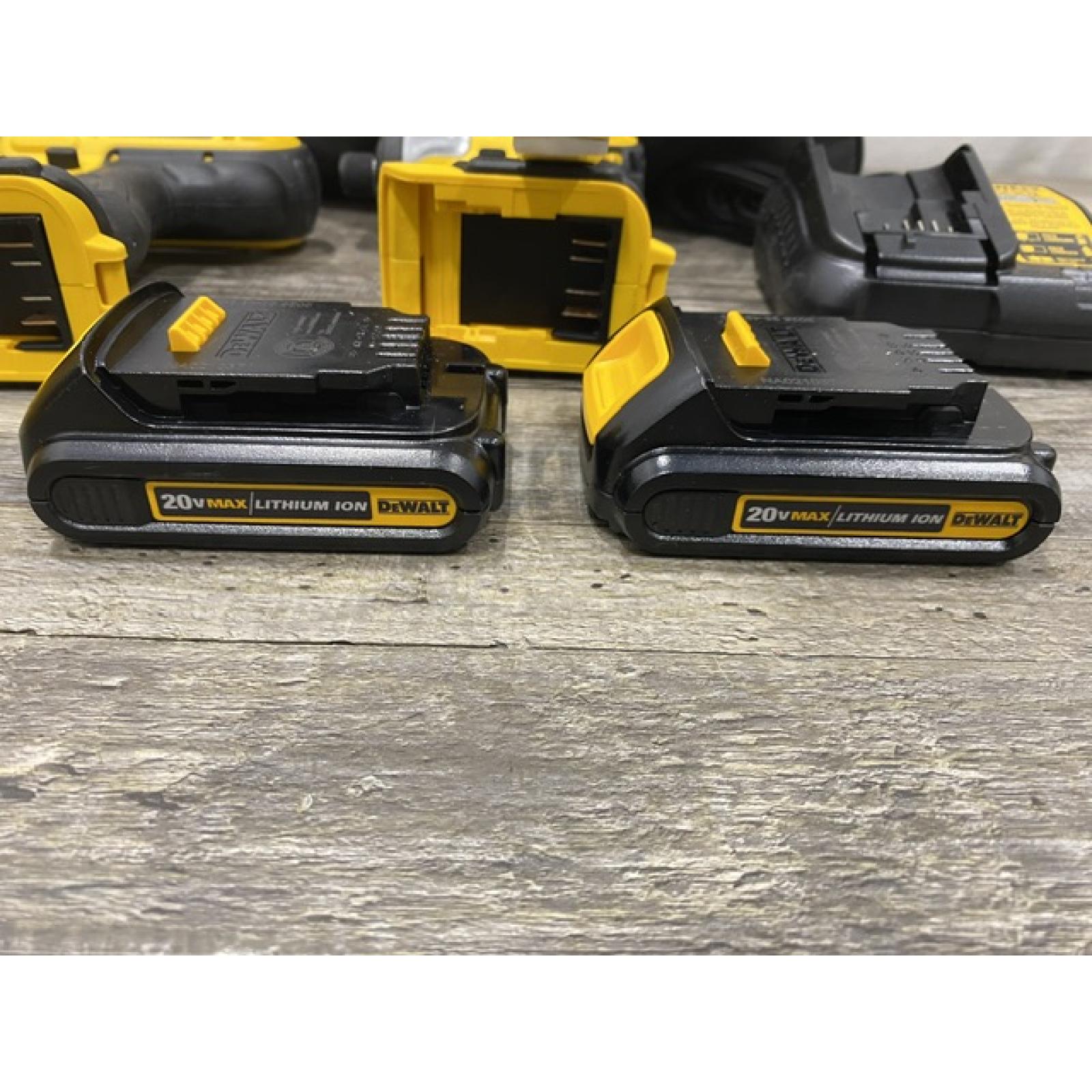 AS-IS DEWALT 20V MAX Cordless Drill/Impact 2 Tool Combo Kit