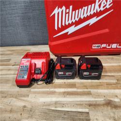 HOUSTON LOCATION - AS-IS Milwaukee  FUEL 18V Lithium-Ion Brushless Cordless Hammer Drill and Impact Driver Combo Kit