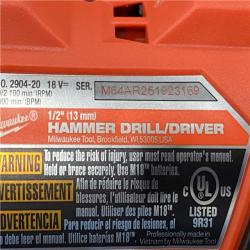 AS-IS Milwaukee 18V Lithium-Ion Brushless Cordless Hammer Drill and Impact Driver Combo Kit