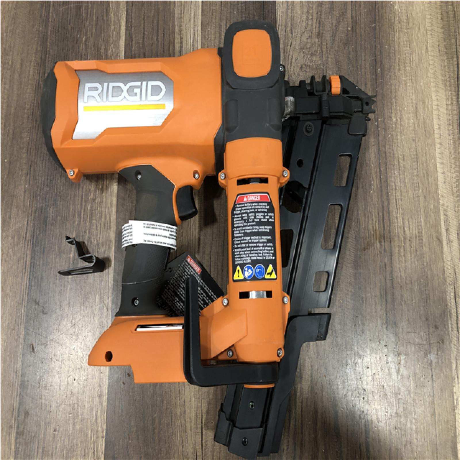 AS-IS RIDGID 18V Brushless Cordless 21° 3-1/2 in. Framing Nailer (Tool Only)