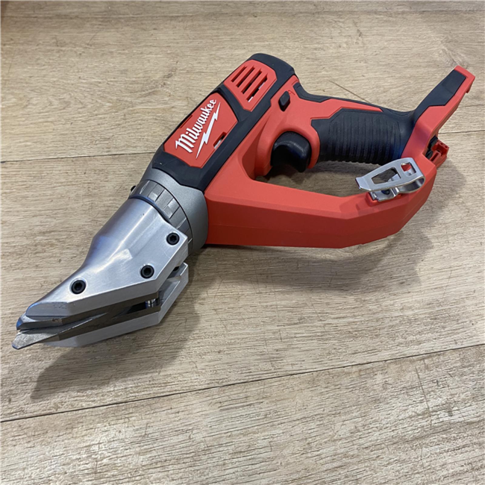 AS-IS Milwaukee 18-Volt Lithium-Ion Cordless 18-Gauge Double Cut Metal Shear (Tool-Only)