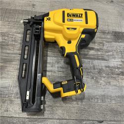 AS-IS DEWALT 20V MAX XR 16-Gauge Lithium-Ion Cordless Finish Nailer (Tool Only)