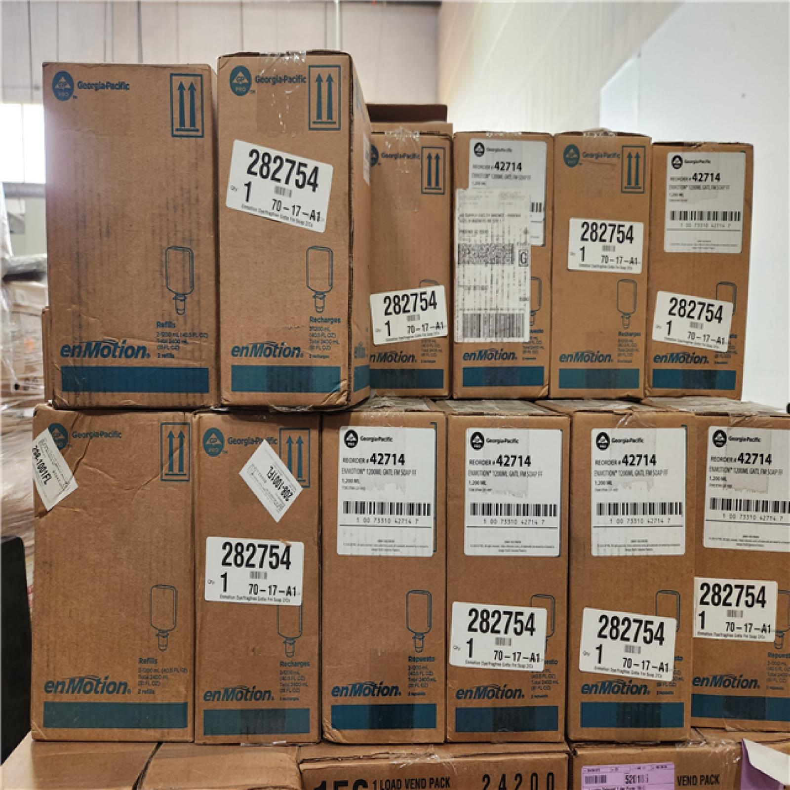 Phoenix AS-IS Mixed Pallet of Cleaning Detergents, Soaps and Dispensers