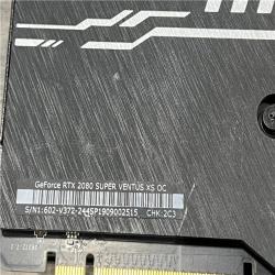 AS-IS MSI GeForce RTX 2080 Super Ventus XS OC 8GB Graphics Card  Black