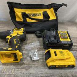 AS-IS DEWALT Atomic 20V Lithium-Ion Cordless Compact 1/2 in. Drill/Driver Kit
