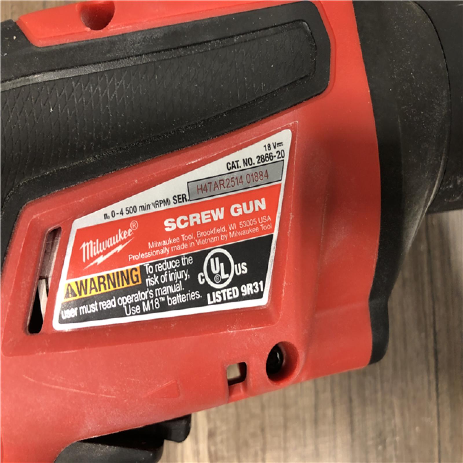 AS-IS Milwaukee  FUEL 18V Lithium-Ion Brushless Cordless Drywall Screw Gun (Tool-Only)