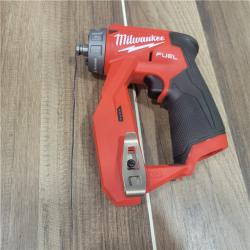 AS-IS Milwaukee 2505-22 M12 FUEL Lithium-Ion 3/8 in. Cordless Installation Drill Driver Kit (2 Ah)