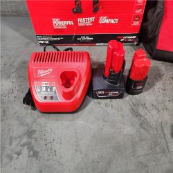 HOUSTON LOCATION - AS-IS Milwaukee 3497-22 12V Brushless Hammer Drill and Impact Driver Combo Kit