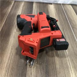 AS-IS Milwaukee FUEL 18-Volt Lithium-Ion Brushless Cordless 18-Gauge 1/4 in. Narrow Crown Stapler (Tool-Only)