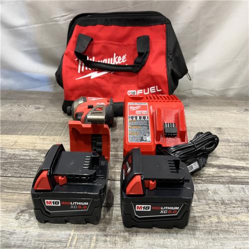 AS-IS Milwaukee FUEL SURGE 18-Volt Lithium-Ion Brushless Cordless 1/4 in. Hex Impact Driver Compact Kit