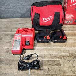 HOUSTON LOCATION - AS-IS Milwaukee M18 Brushed Cordless (2-Tool) Drill/Driver and Impact Driver Kit