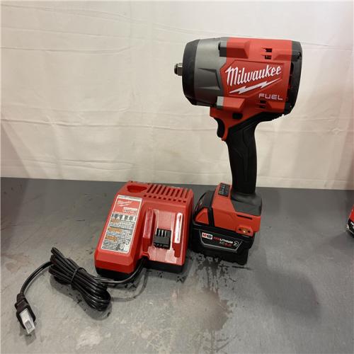AS-IS - Milwaukee M18 FUEL 18V Lithium-Ion Brushless Cordless 1/2 in. Impact Wrench w/Friction Ring Kit
