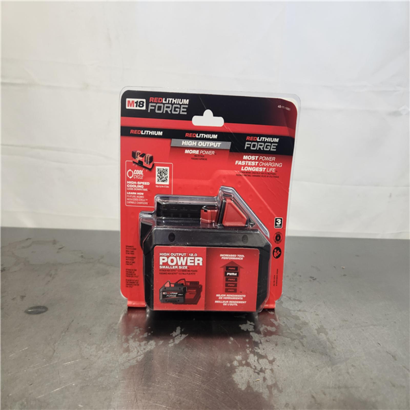 AS-IS- Milwaukee 18V Lithium-Ion REDLITHIUM FORGE XC 8.0 Ah Battery Pack