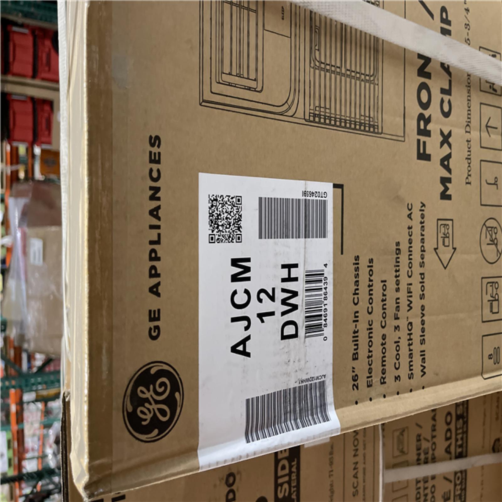 DALLAS LOCATION- NEW!- GE ENERGY STAR 12 000 BTU 230/208 V High Mount Through-The-Wall Cool-Only Air Conditioner  Wi-Fi  ADA PALLET (6 UNITS)