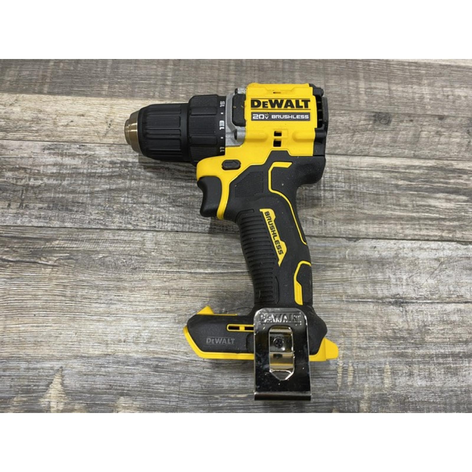 AS-IS DEWALT Atomic 20V Lithium-Ion Cordless Compact 1/2 in. Drill/Driver Kit