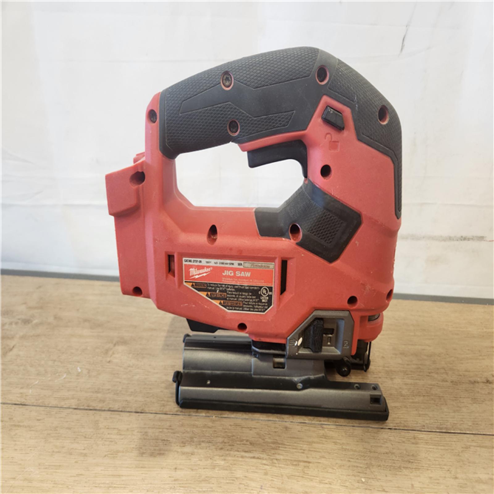 AS-IS- Milwaukee  FUEL 18V Lithium-Ion Brushless Cordless Jig Saw (Tool-Only)