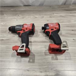 AS-IS MILWAUKEE FUEL 18V Cordless Hammer Drill and Impact Driver Combo Kit