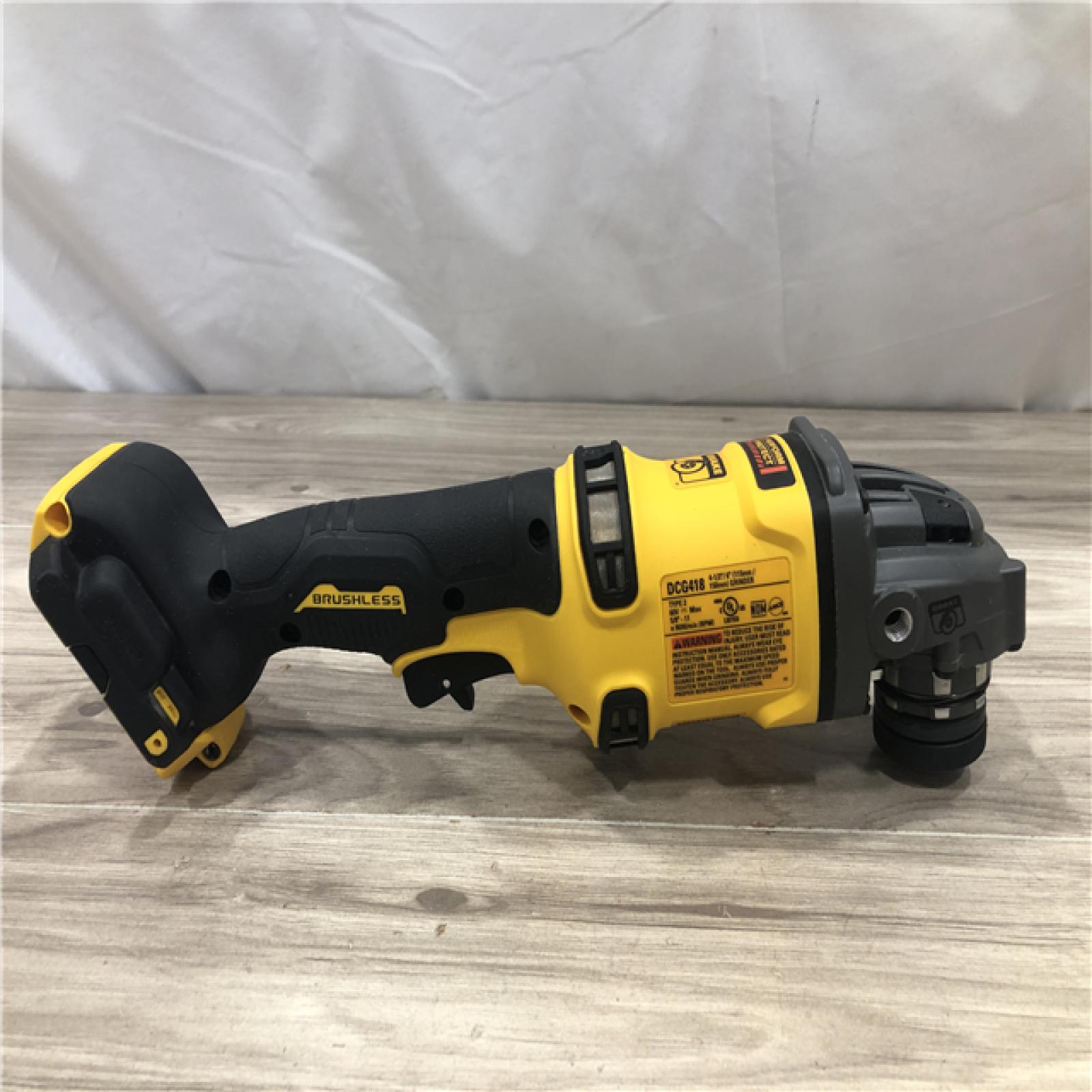 AS-IS DEWALT 60V MAX Cordless 4.5 in. to 6 in. Small Angle Grinder (Tool Only)
