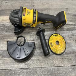 AS-IS DEWALT FLEXVOLT 60V MAX Cordless Brushless 4.5 in. to 6 in. Small Angle Grinder with Kickback Brake (Tool Only)